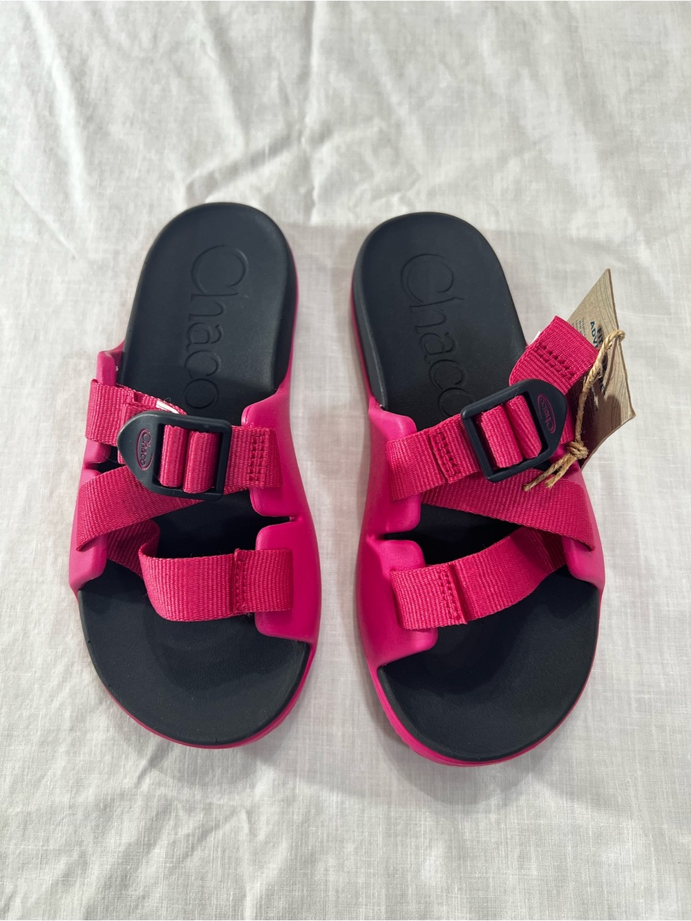 Chaco K’s Chillos Kids Magenta Pink Adjustable Slide Sandals Size 2